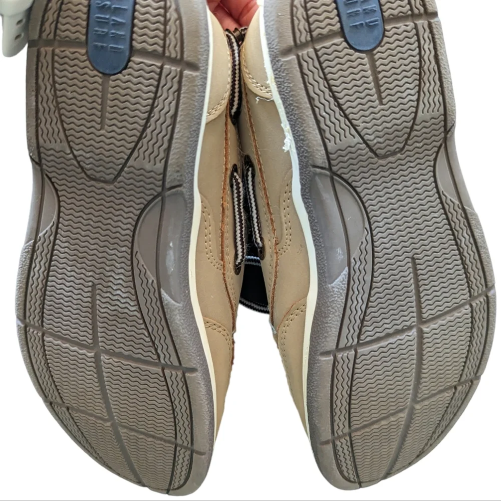 Island Surf Tan Top Sliders Boys Size 3